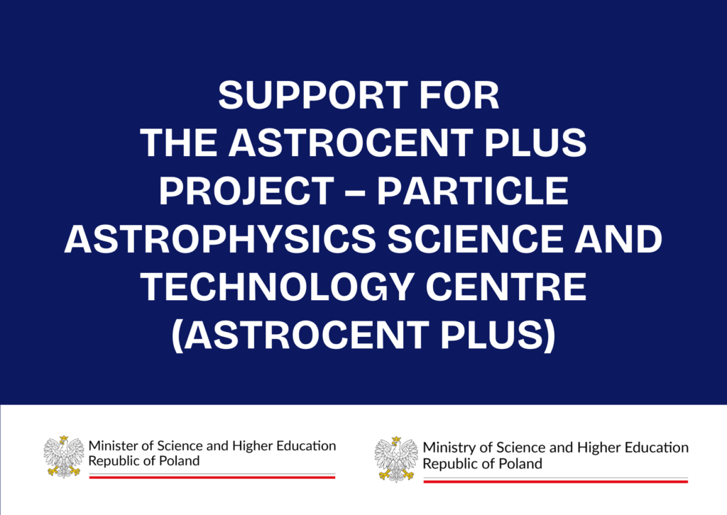 ASTROCENT-MNiSW support news